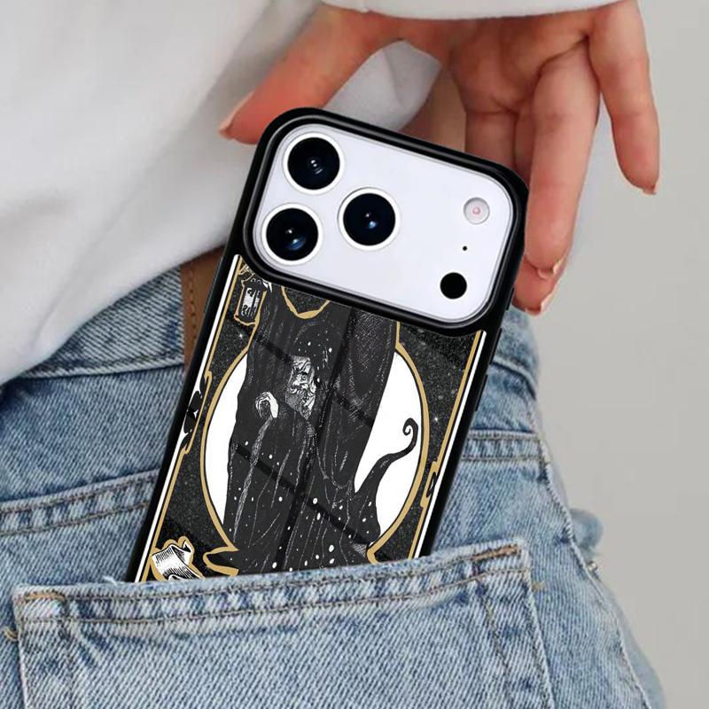 The Hermit Tarot Card Phone Case for iPhone 17ProMax 12 13 14 15 16e 17 Pro Max Plus Air Cover