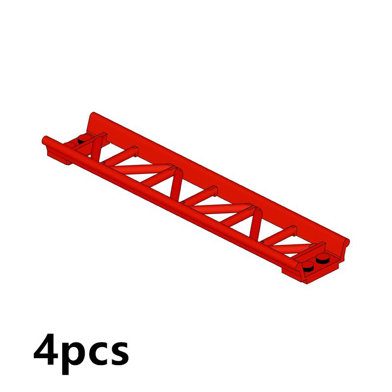 Track Roller Coaster Rail Bow Slope Shaft Edges Brick Part Building Block Toys Compatible 25061 26559 26560 26561 34738 26022