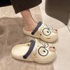 Fashion 2025 Cute Cartoon Dog Platform Slippers For Women Fashion Clogs Summer Garden Shoes Thick Sole Sandals Girls Home Street Slides