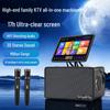 Outdoor All-in-One KTV Karaoke Machine with Song Selection, Speakers, and Screen