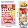 CM2309022 Kids' Anime Parent-Child Educational Puzzle Birthday Cake DIY Stickers