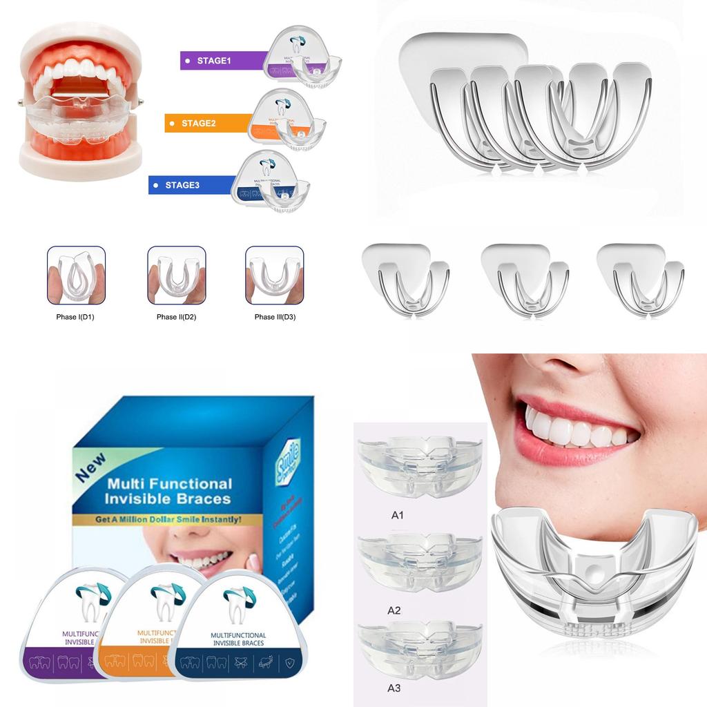 Riporta il Tuo Sorriso Sicuro Con il Set di Allineatori Dentali Invisibili a 3 Fasi