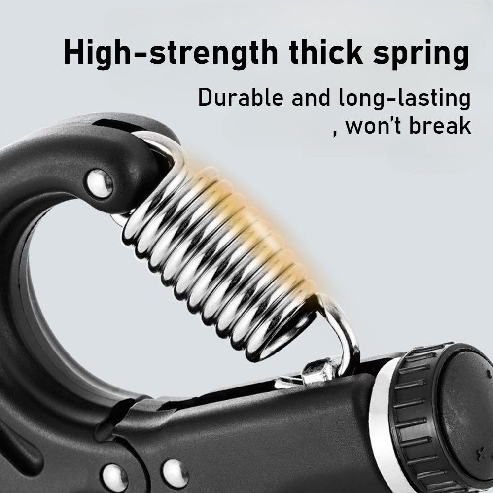 10-100Kg Adjustable Heavy Gripper Fitness Hand Exerciser Grip FatGrip Wrist Increase Strength Spring Finger Pinch Carpal Expande