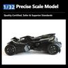 JADA 2015 Arkham Knight Batmobile 1:32 Die-Cast Model - Primer Black with Free-Rolling Wheels JD98718