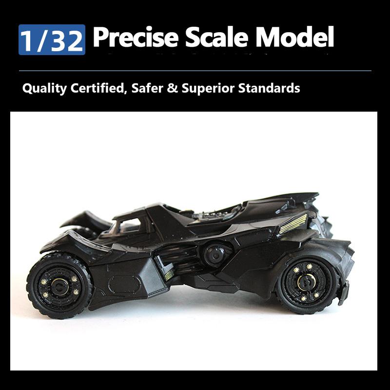 JADA 2015 Arkham Knight Batmobile 1:32 Die-Cast Model - Primer Black with Free-Rolling Wheels JD98718