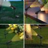 Outdoor Solar Spotlights IP65 Waterproof Adjustable Solar Landscape Spotlights 2 Modes Solar Uplights for Trees Garden Pathway