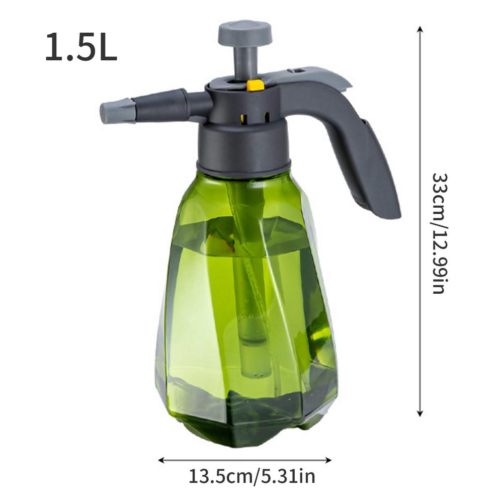 Plant Mister Spray Bottle Garden Pressure Pump Sprayer with Adjustable Nozzle 1.5l Plant Mister for Gardening Hand Held Bottle