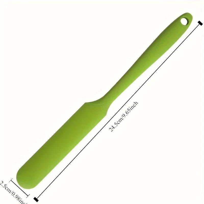1PC Long Silicone Spatula - All-in-One Scraper for Baking, Jam & Food (Christmas Kitchen Gift)