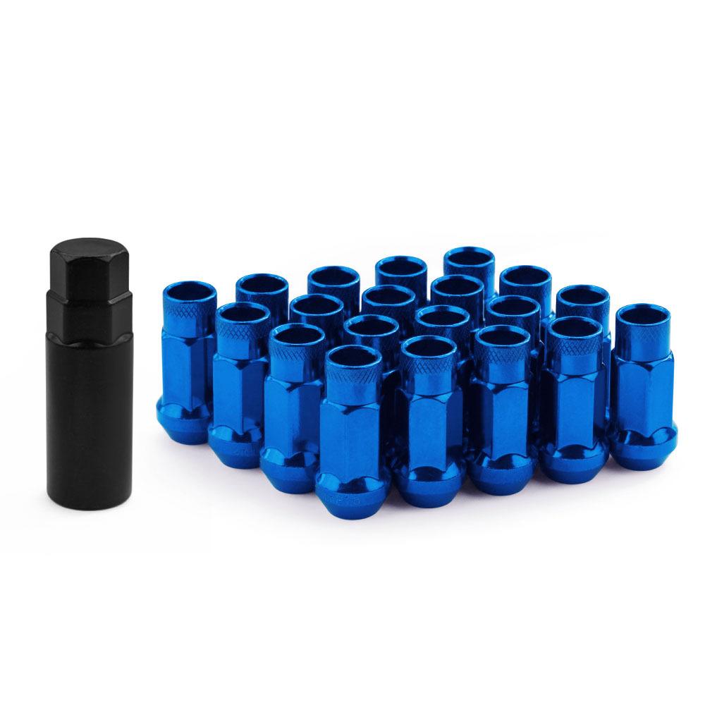 Car Modification Screws Wheel Hub Nuts Hexagonal Lightweight Racing Tire Nuts M12x1.5 M12x1.25 Wheel Hub Screws