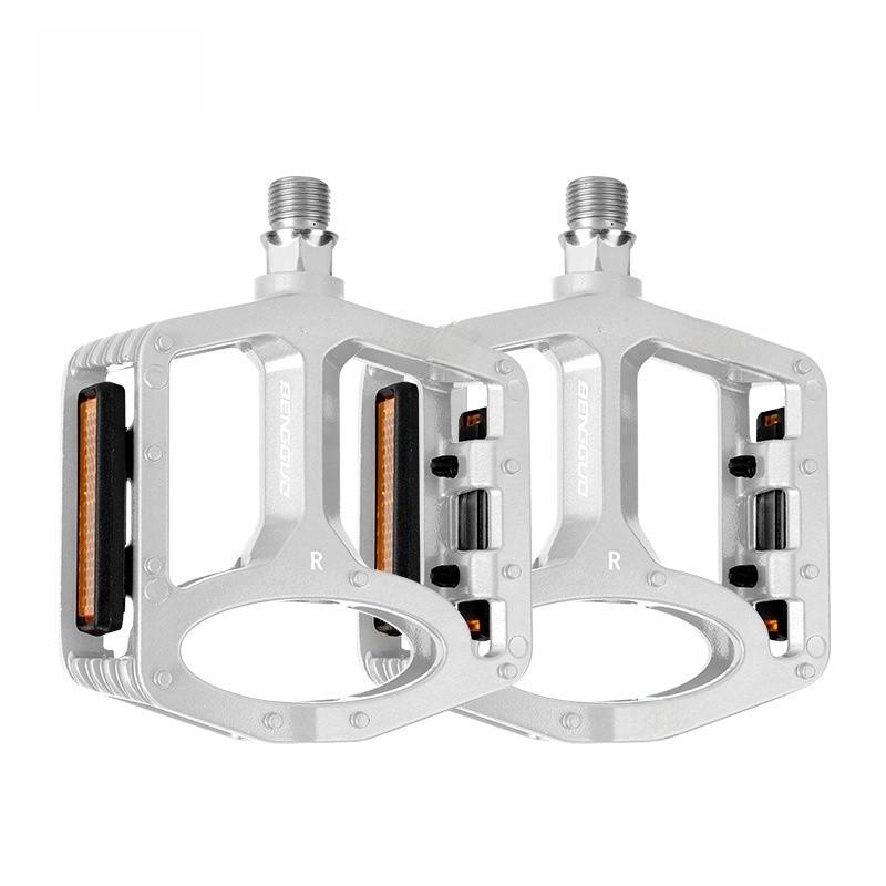 Cykelpedal med dubbla lager i aluminiumlegering för mountainbikecykling och pendling