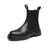 Stivali Martin da Uomo Stivali da Uomo Moda Versatile Britannico Stivali da Uomo Autunno e Inverno Peluche Ispessito Lavorazione Scarpe Alte in Pelle