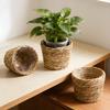 Basket Planter 3 Pieces Leak-Proof with Waterproof Lining Outdoor Basket Planter for Patio Porch Front Porch Outdoor Display