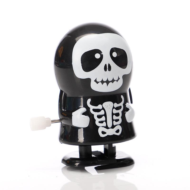 

5/10Pcs Children Clockwork Toy Novelty Skeleton Zombie Pumpkin Clockwork Walking Jump Funny Toys Christmas Halloween Party Gifts 5Pcs