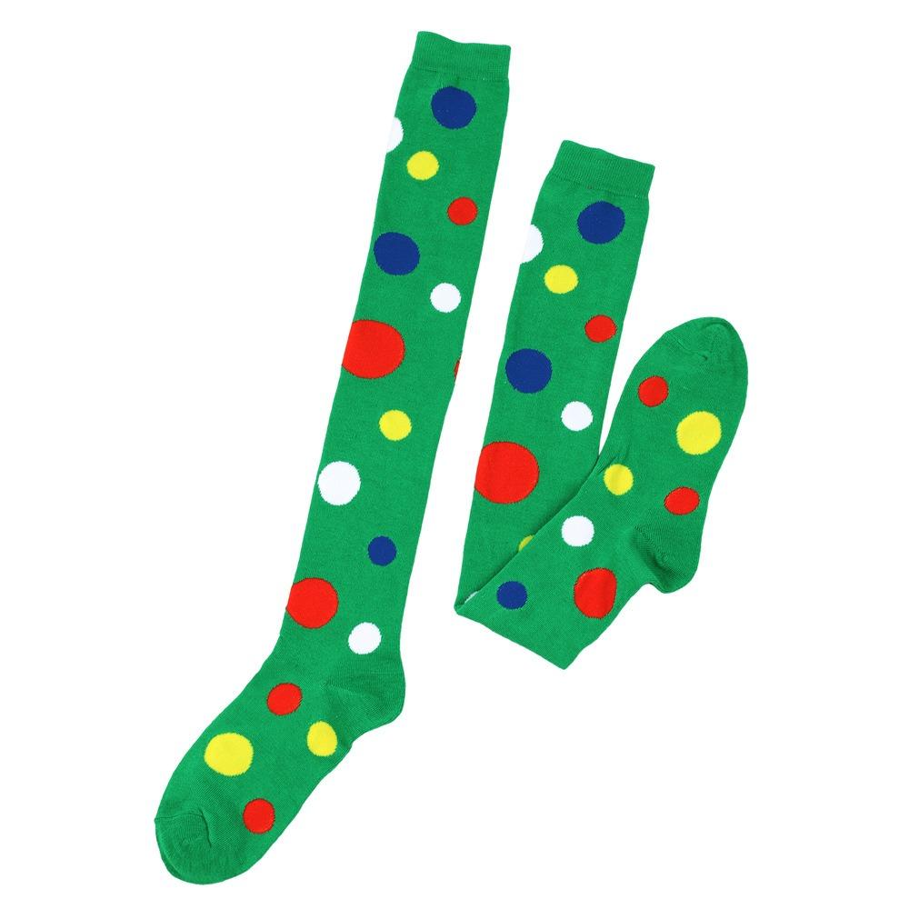 New Style Stockings Socks Polka Dot Over-The-Knee Socks Cosplay Soft Wear-Resistant Socks Polka Dot Colorful Stockings
