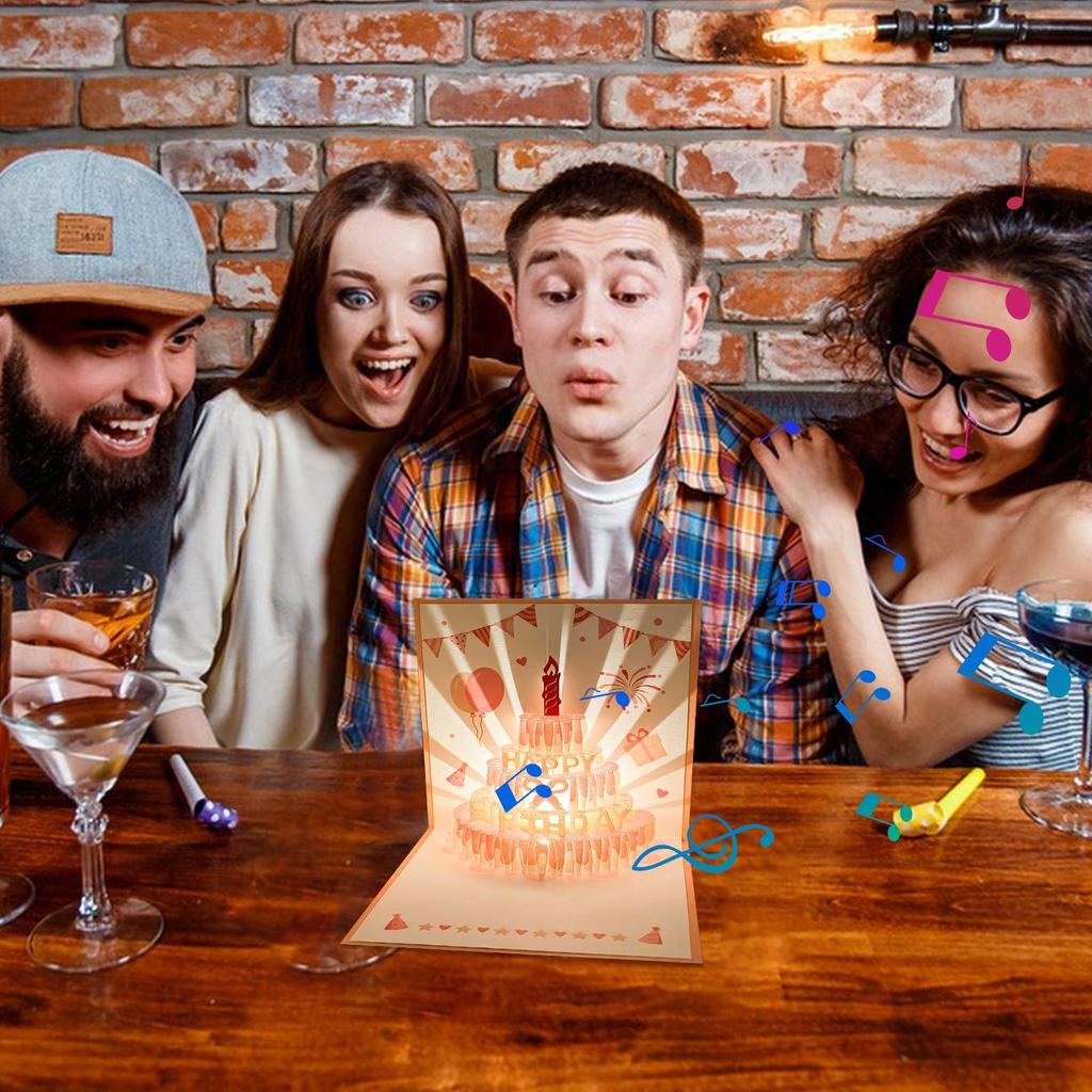 Birthday Greeting Card Happy Birthday Cards Postcard Keepsake Celebration Decoration For Men Wife Kids Husband Daughter Sister