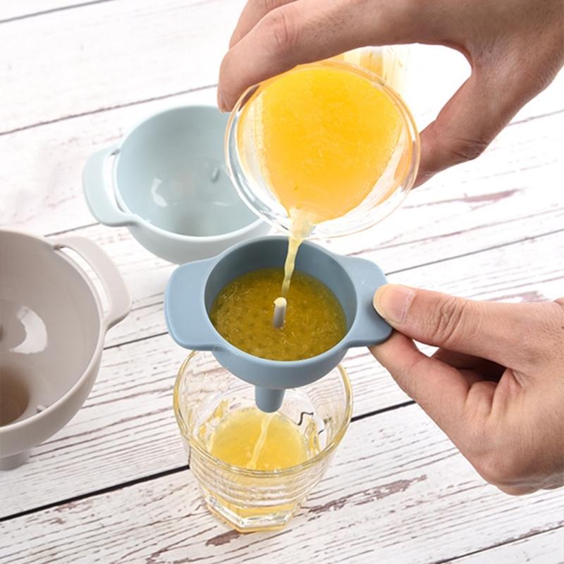 4 in 1 Funnel Multiuse Small Kitchen Funnel with Removable Strainer Plastic Funnel for Filling Water Bottle Liquid