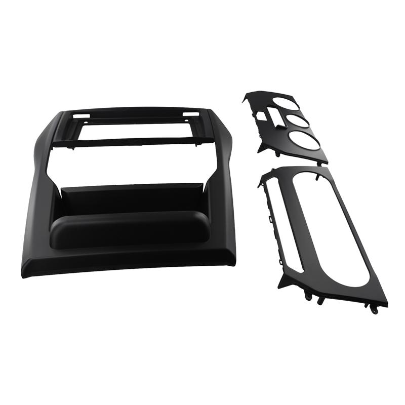 AUTO 9 Zoll Autoradioblende Für Mahindra Scorpio S6 2018+ Armaturenbrett-Einbausatz Hohe Blende Konsolenblende Adapter GPS-Plattenabdeckung