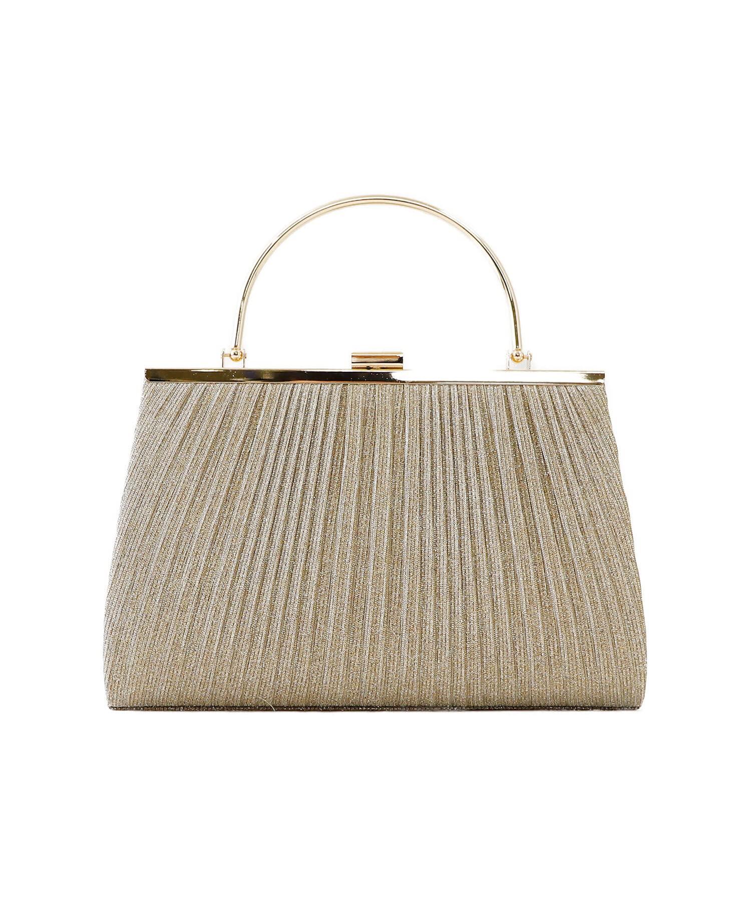 

niana party handbag party bag purse opening lame pleats gold silver square black long wallet na0220003969 золотий