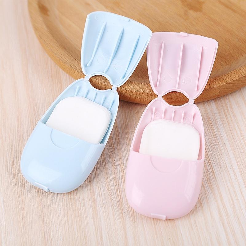 Travel Soap Tablets Boxed Soap Paper Portable Hand-washing Tablets Small Soap Tablets Mini Soap Pape