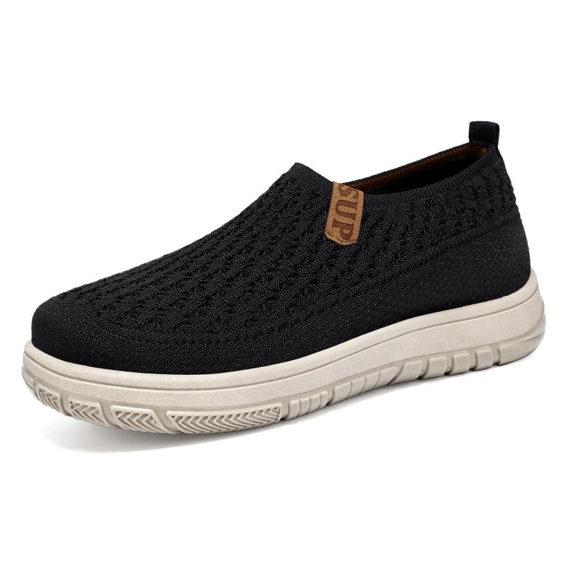 

Обувь женская 2025 новая женская обувь старые пекинские тканевые туфли мягкая подошва легкие туфли для мамы платформа повседневная обувь 36