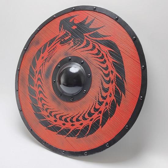 Viking Cosplay Wooden Shield Medieval Costume Viking Shield Battle Ready Viking Shield Ragnar Viking Shield Round Shield Viking Cosplay Gift