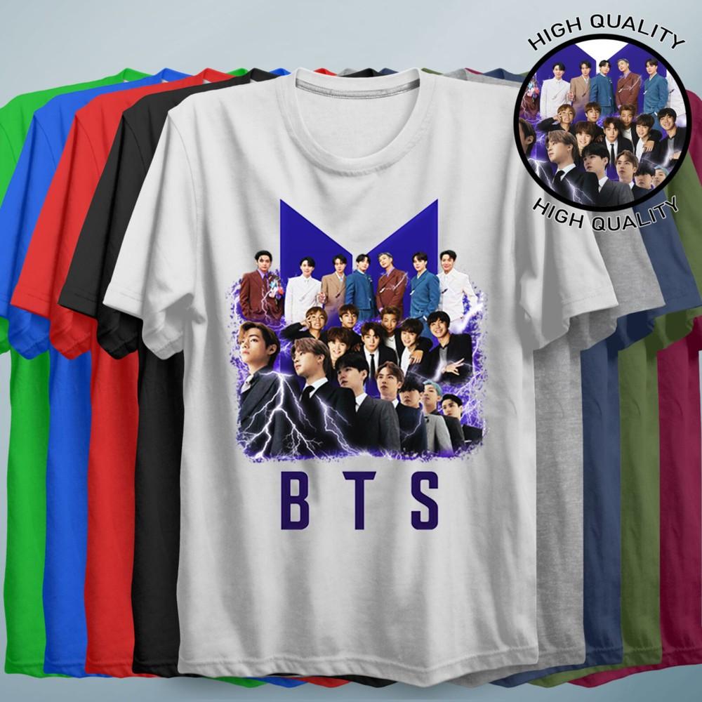 Vintage B-T-S KPop Inspired T-Shirt | Unisex Fan Tee Concert Happy Gift Top