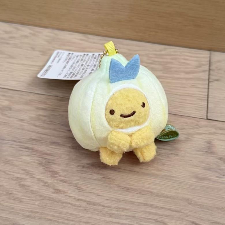 Sumikkogurashi Character Carrot Onion Potato Eggplant Shaped Plush Toy Pendant