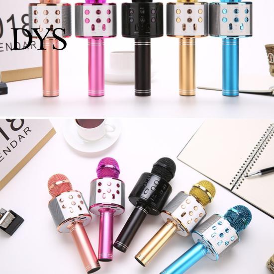 Live Microphone Wireless High Fidelity Intelligent Noise Cancelling Voice Control LED Bluetooth-compatible Lights Karaoke Funny Changer for Show