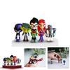Colorful Teen Titans Go Miniature Set With Robin Raven Beast Boy Starfire Characters