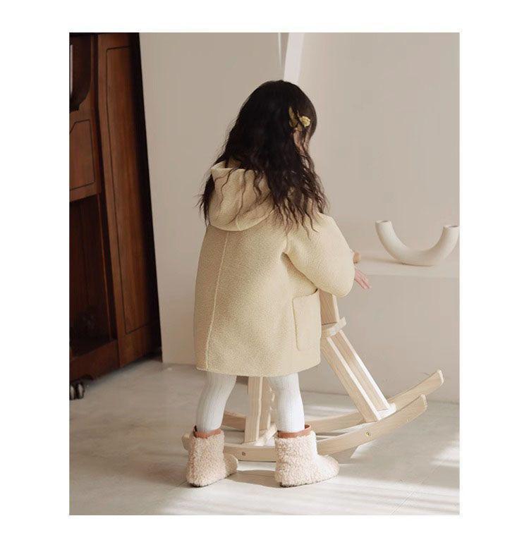 2025 Kids' Winter Snow Boots: Girls' Fur Ankle Boots, Thick Fleece, Warm Cotton, Baby Boots.