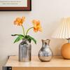 Jarrón de Cerámica Electrochapado en Oro - Estilo Nórdico para Decoración Moderna del Hogar
