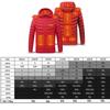 USB-Powered Heated Winter Coat: Smart 11-Zone Temperature Control for Men and Women