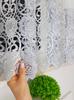 Ready-made Curtain 400x180 Cm with Voile and Wide Guipure Lace