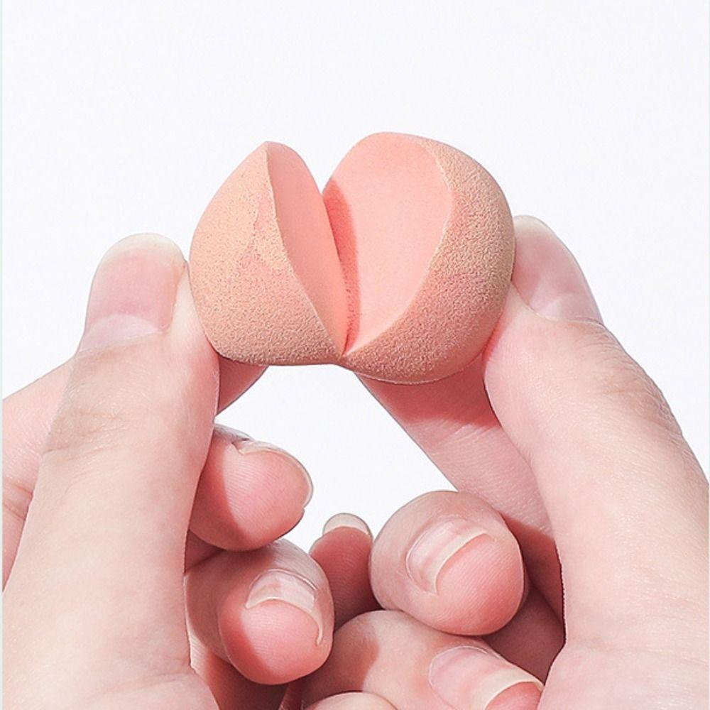 1/10 Stück Bunter Mini-Foundation-Schwamm Reise-Tragbarer Creme-Concealer-Puder Kosmetik-Puff Trocken und Nass Make-Up Zubehör