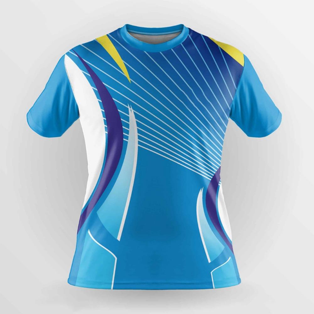 Breathable Men's T-shirts Quick Drying Training Jacket Badminton Uniforms Oversized Round Neck T-shirt Running Tops