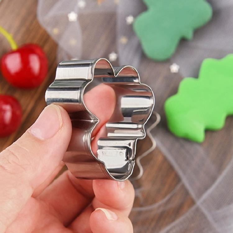 7PCS Stainless Steel Material Pressable Biscuit Cutters Set Cookie Baking Molds