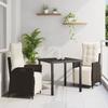 VidaXL 3-piece Garden Set Brown Color In Poly Rattan 3380540