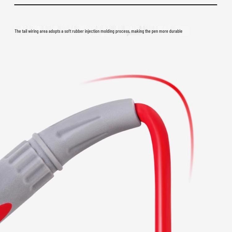 Multimeter Messleitung - Extra scharfe Stahlnadelspitze & Silikonkabel