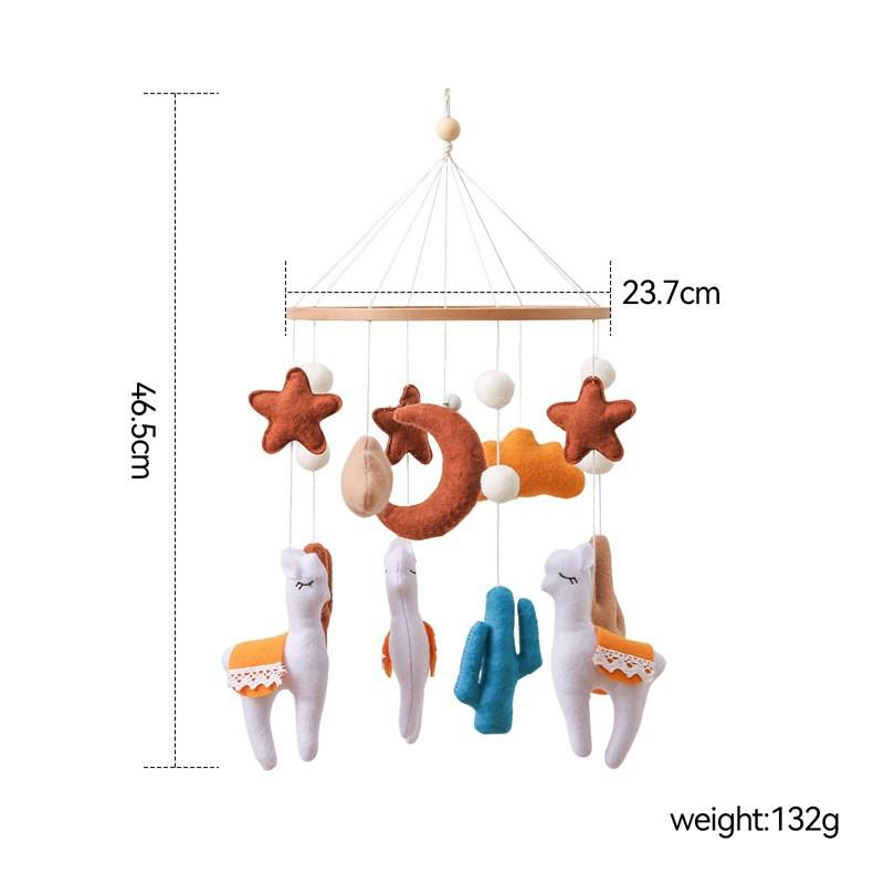 Rotating Crib Mobile: Newborn Baby Sleep Aid & Educational Rattle Toy