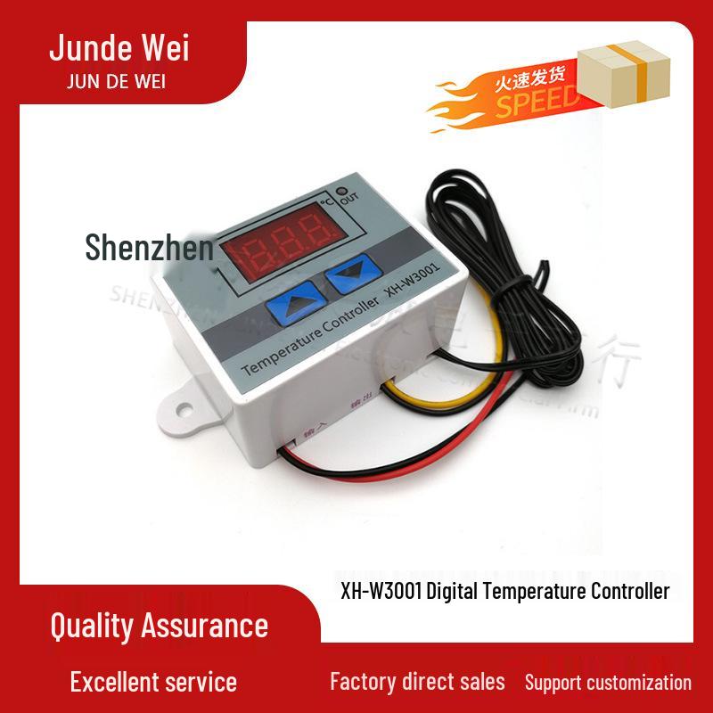 Цифровой термостат XH-W3001, регулятор температуры, переключатель 12V/120W