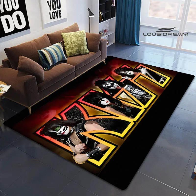 Kussband-Druckteppich, Kinderspielzimmerteppich, Wohnzimmer, Schlafzimmer, rutschfester Teppich, Fotografie-Requisiten, Geburtstagsgeschenk