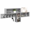Wall Mounted Nightstand Grey Sonoma 100 x 12 x 43.5 cm