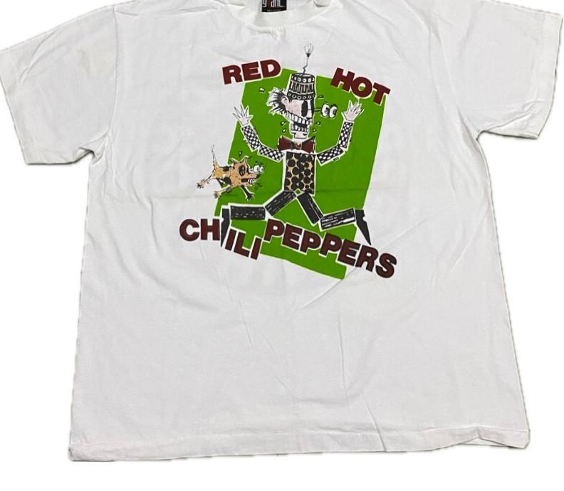 Vintage RED HOT CHILI PEPPERS XL Tour Concert Giant Single StiTshirt Unisex T-Shirt
