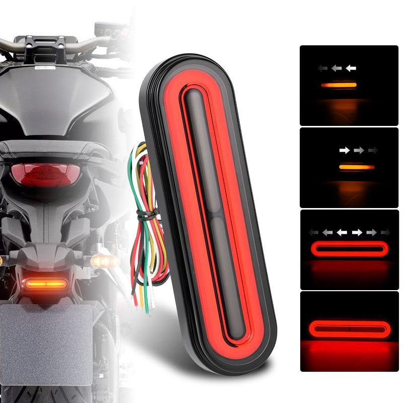 3 in 1 LED Tail Light 60led Sequential Dynamic Turn Signal Light DRL Brake Light 10V-72V For Car Truck Trailer Motorcycle ATV RV 1pc 60LED