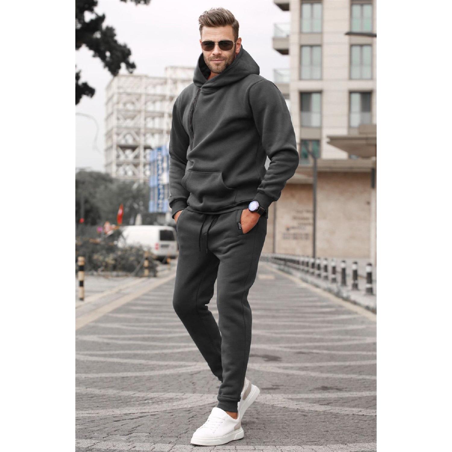 

Дымчатый мужской спортивный костюм 5634 S grullo