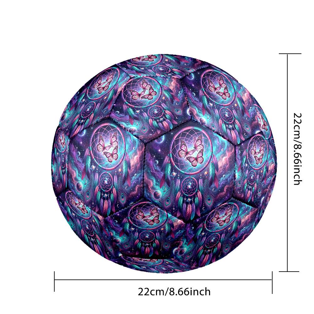 1pc Butterfly Dreamcatcher Size 5 Soccer Ball Professional Lightweight Durable Match Training Football Indoor &Outdoor Sports BallTraining Ball Y75