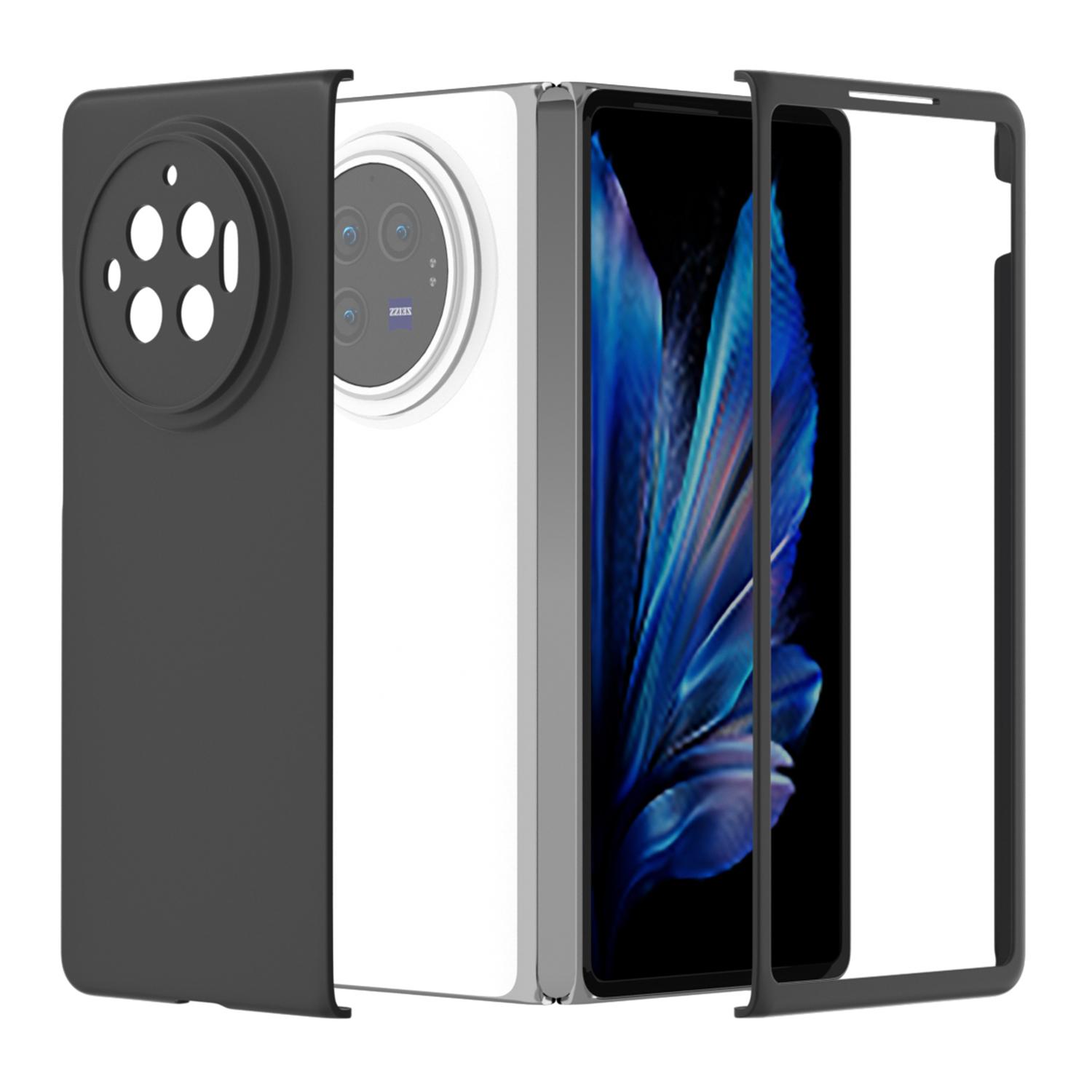 

For vivo X Fold3 Case Skin-Touch Hard PC Protective Phone Cover Black
