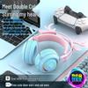 Wireless Bluetooth Gaming Headphones with Detachable Microphone