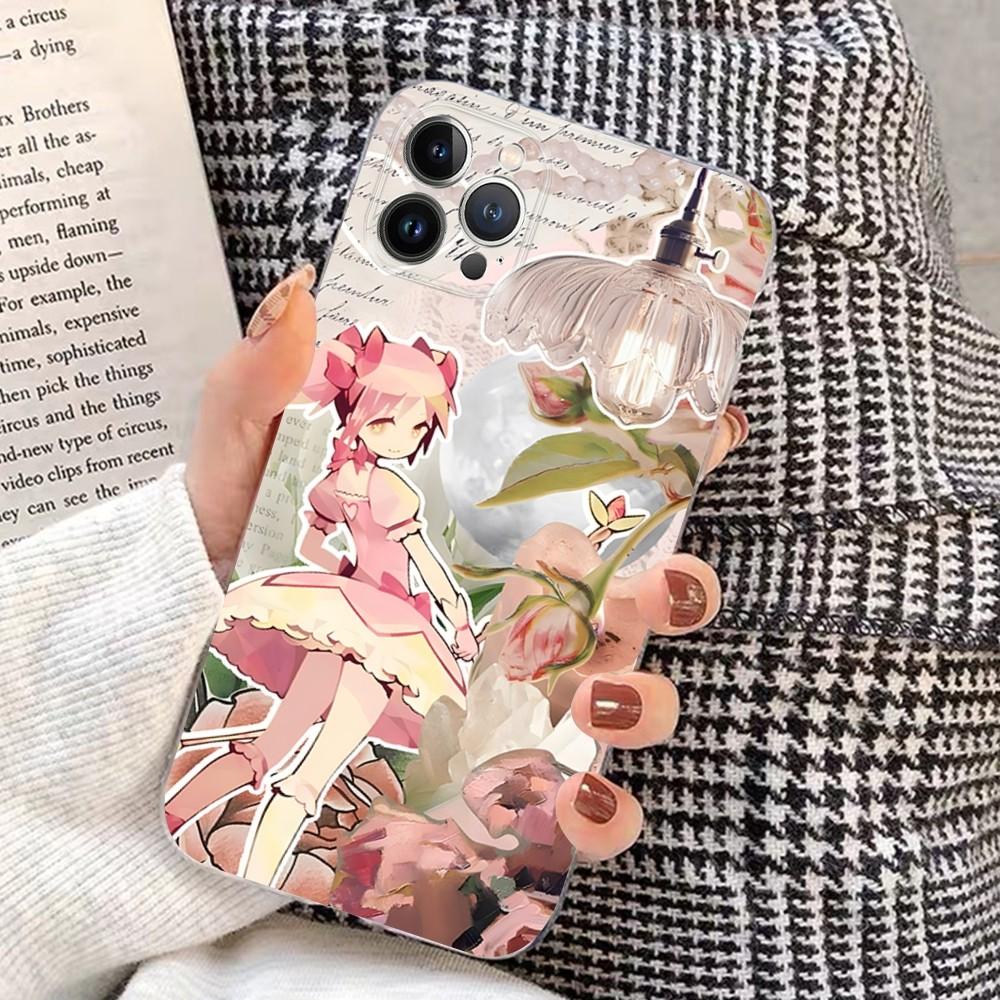 Puella Magi Madoka Magica Phone Case For iPhone 15 14 11 12 13 Mini Pro XS Max Cover 6 7 8 Plus X XR SE 2020 Funda Shell