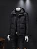 2025 Trendy European Men's Slim Fit Hooded Down Jacket